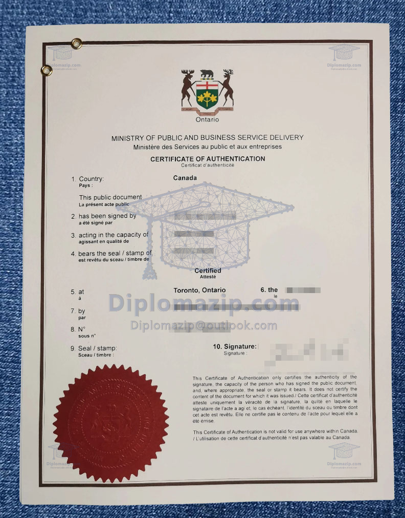Get Your Ontario Certificate Quickly