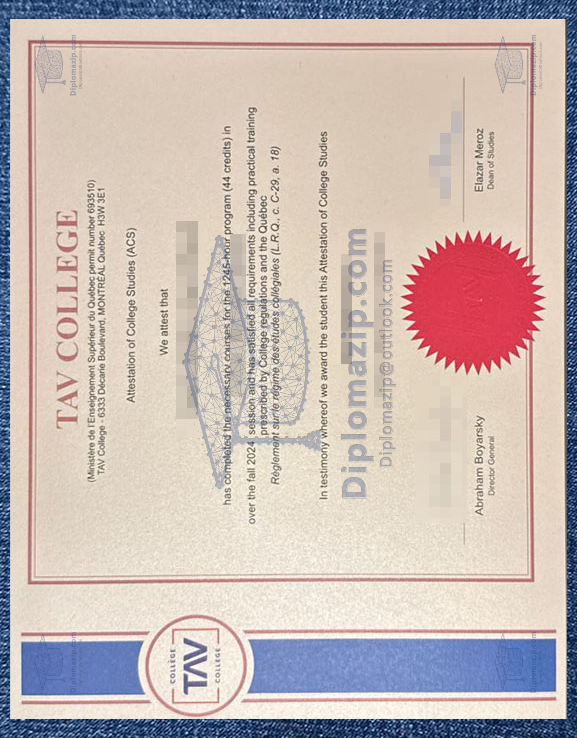 Earn Your TAV College Diploma in No Time