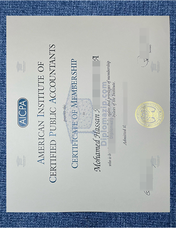 AICPA CIMA Certificate