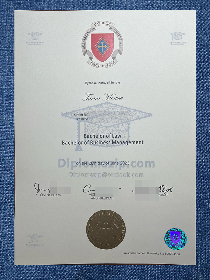 Australian Catholic University Degree, Australian Catholic University Diploma