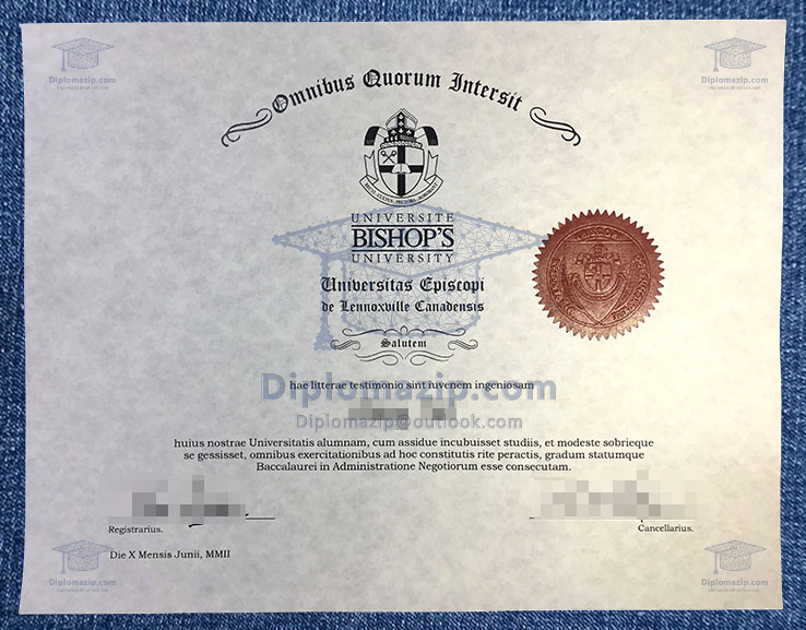 Bishop's University  diploma, Bishops University Degree