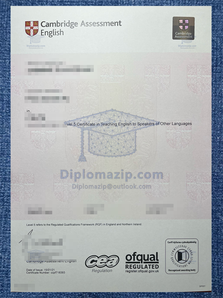 CAE CELTA Certificate