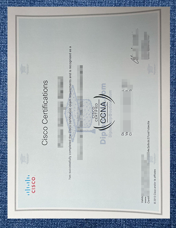 CISCO CCNA Certificate