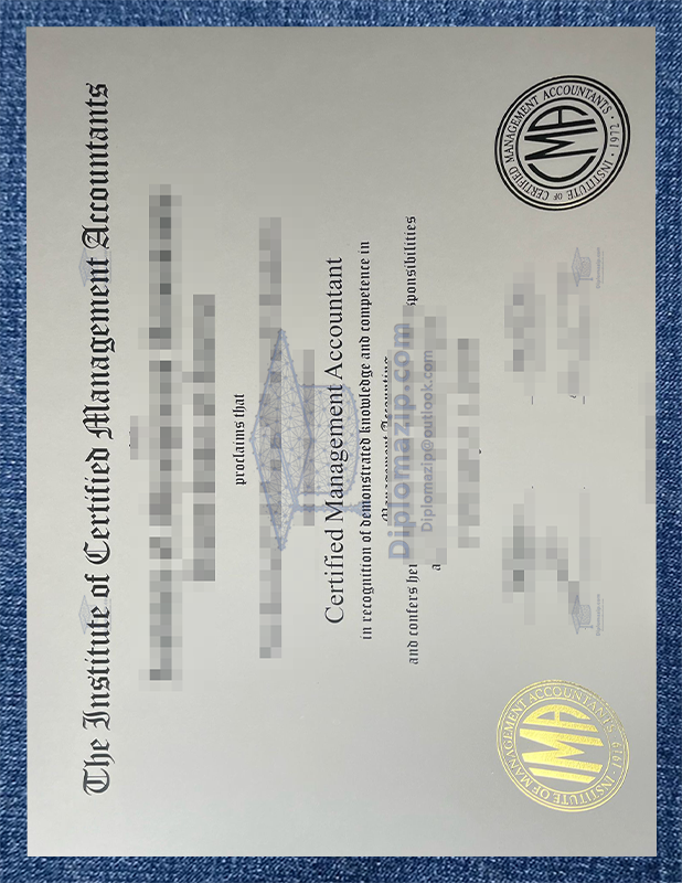 CMA Certificate