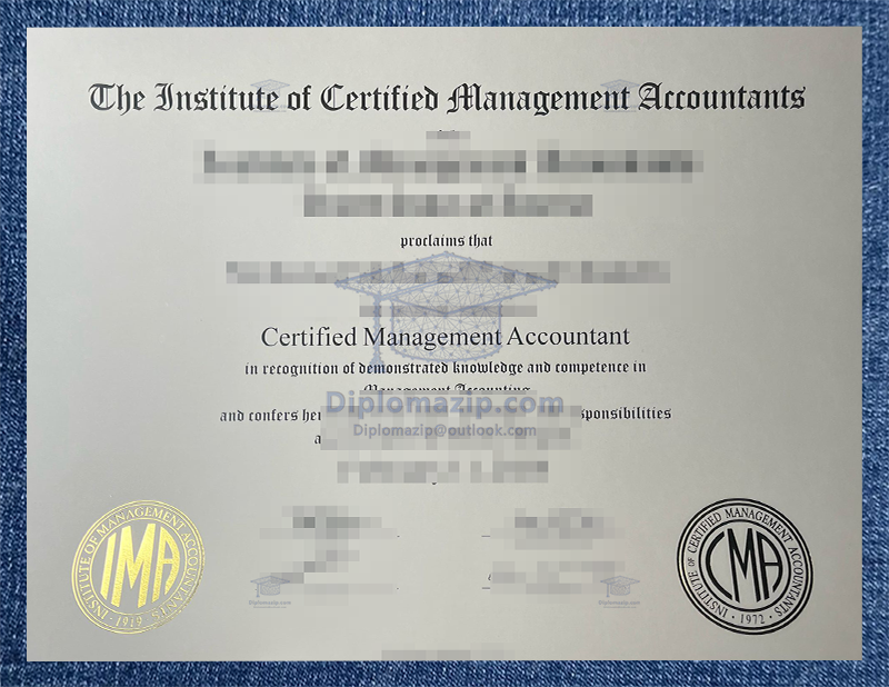 CMA Certificate, CMA Degree