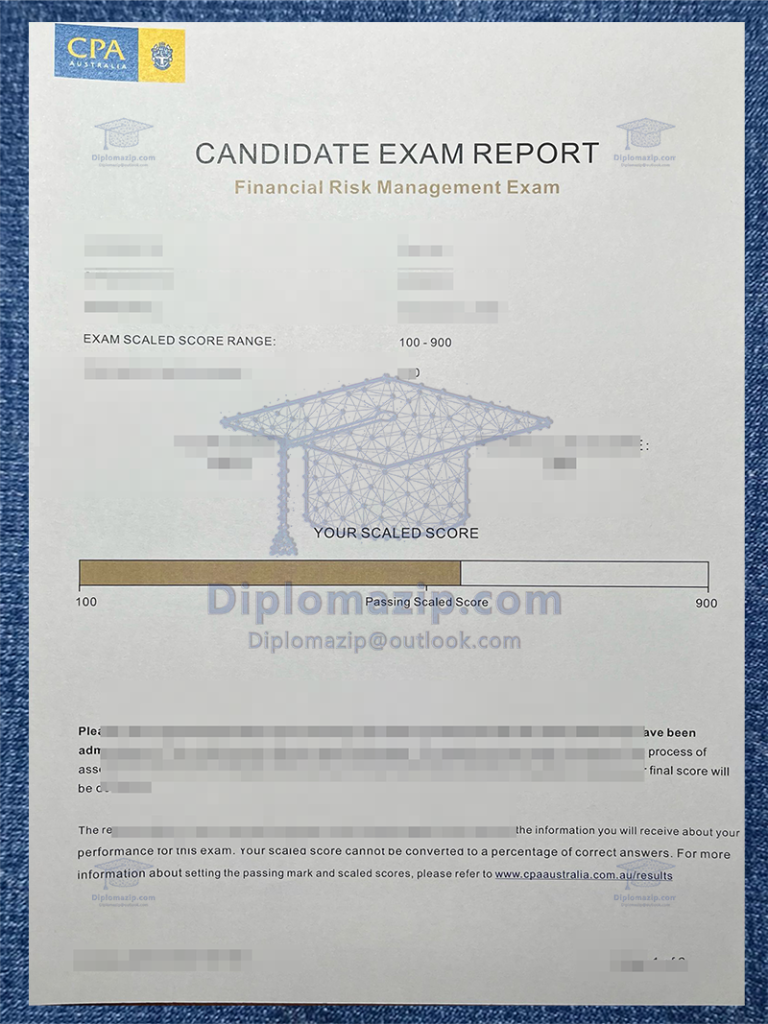 CPA Australia Certificate
