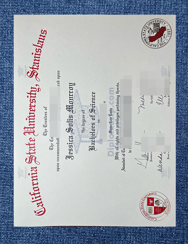 California State University Stanislaus Diploma
