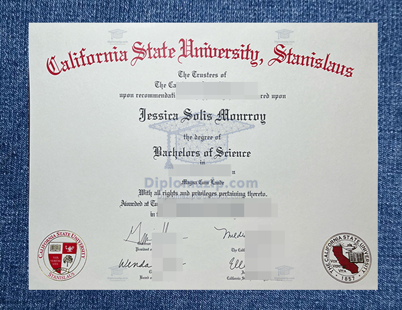 California State University Stanislaus Diploma, California State University Stanislaus Degree