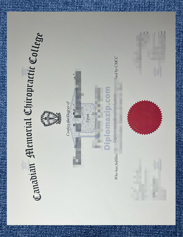 Canadian Memorial Chiropractic College Diploma