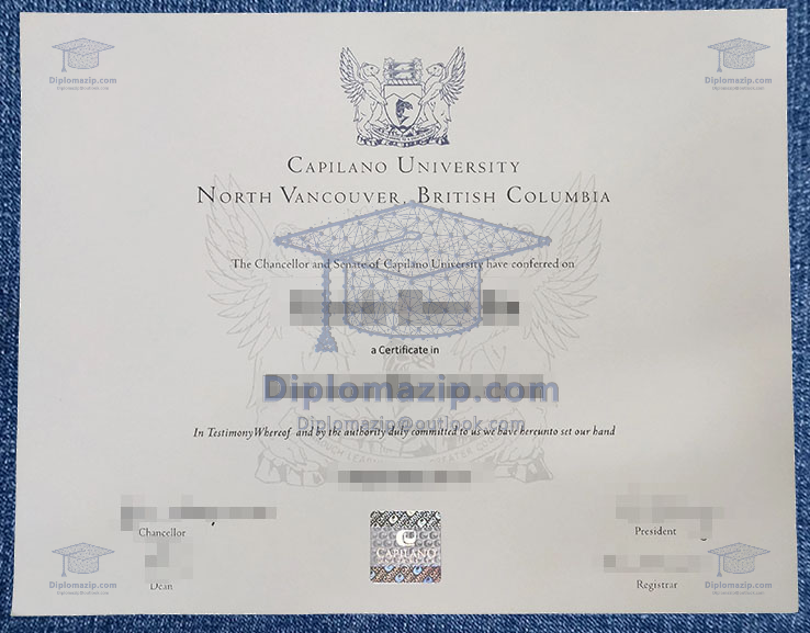 Capilano University Diploma, Capilano University Degree