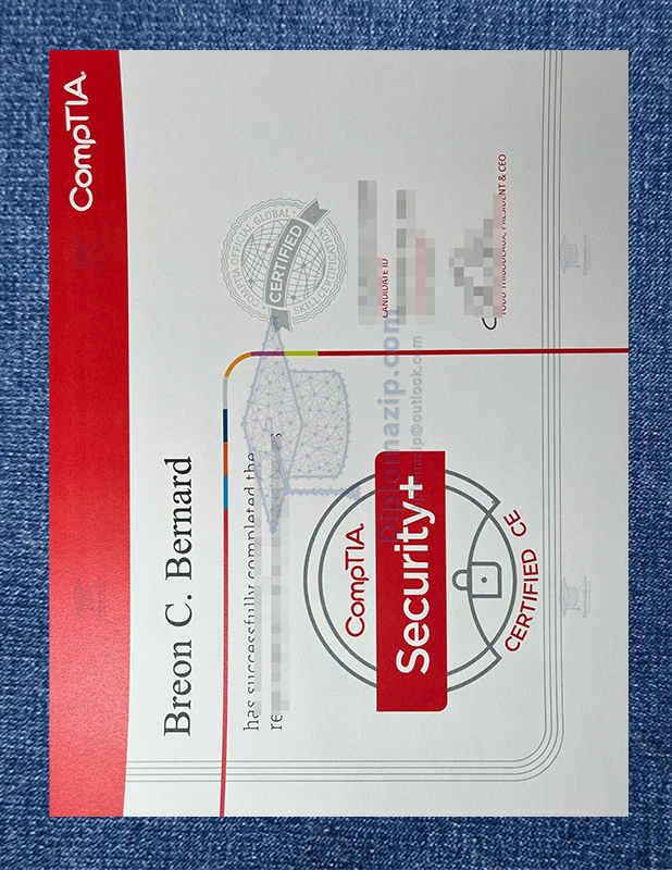 CompTIA Certificate