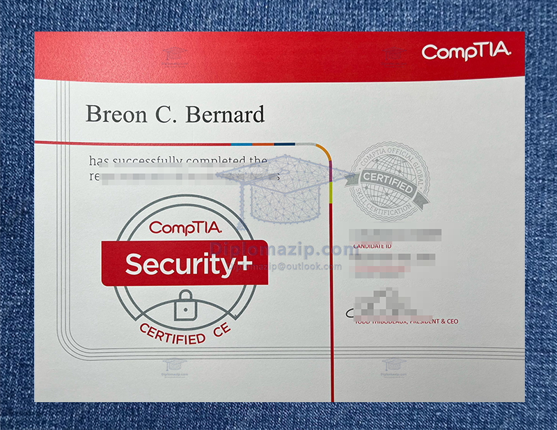 CompTIA Certificate