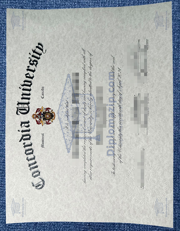 Concordia University Diploma