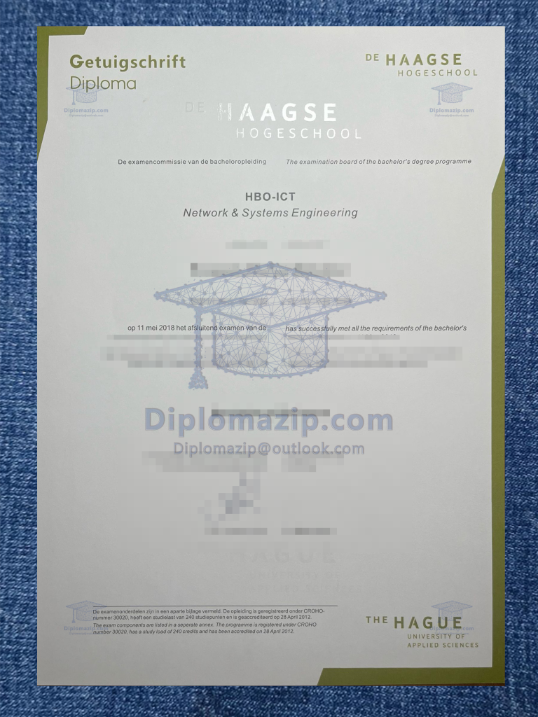 De Haagse Hogeschool Diploma Scaled