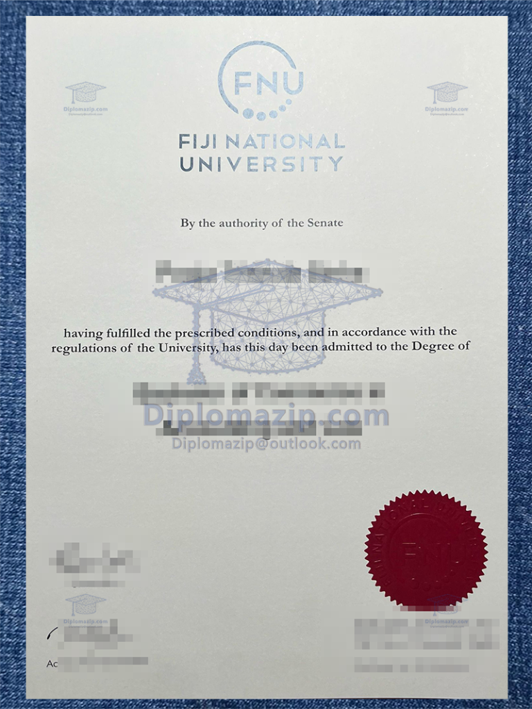 Fiji National University Degree, Fiji National University Diploma