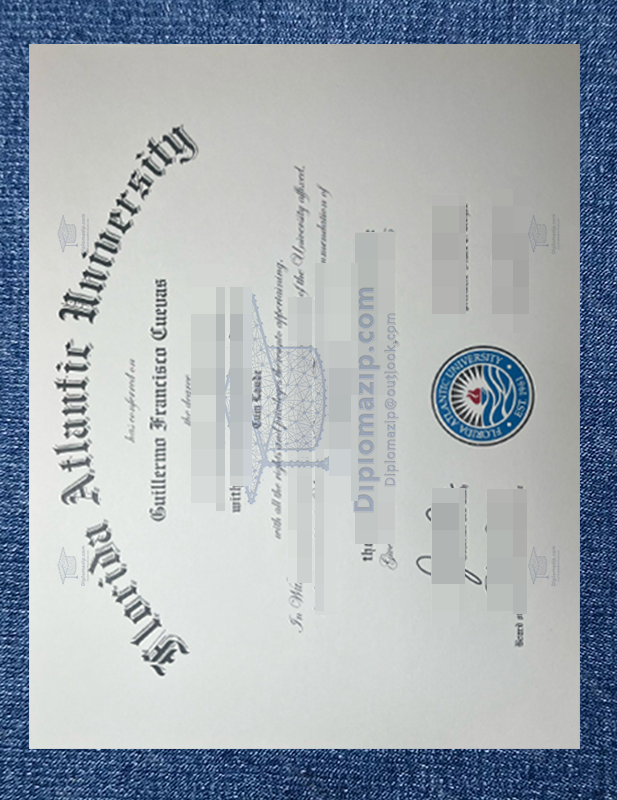 Florida Atlantic University Diploma