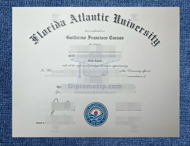 Florida Atlantic University Diploma,Florida Atlantic University Degree