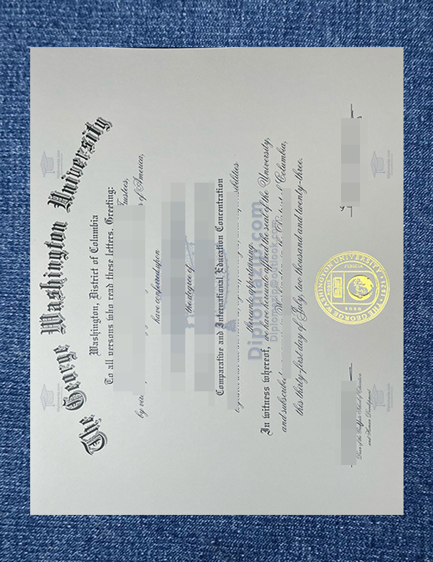 George Washington University Diploma