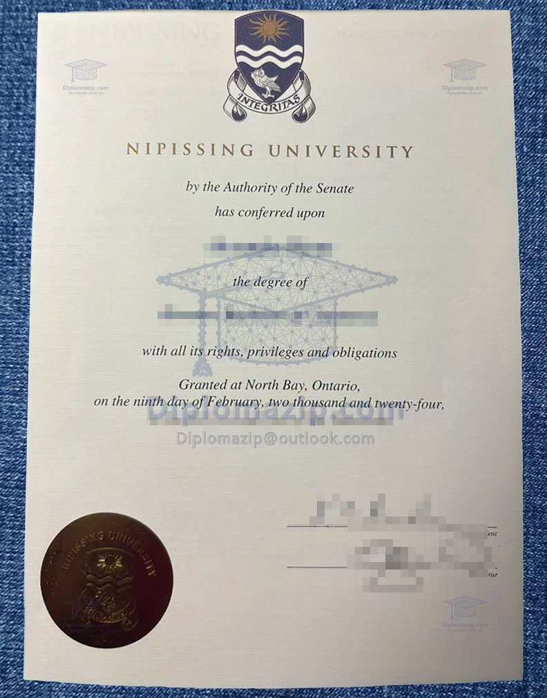 How To Quickly Replace Your Nipissing University Diploma