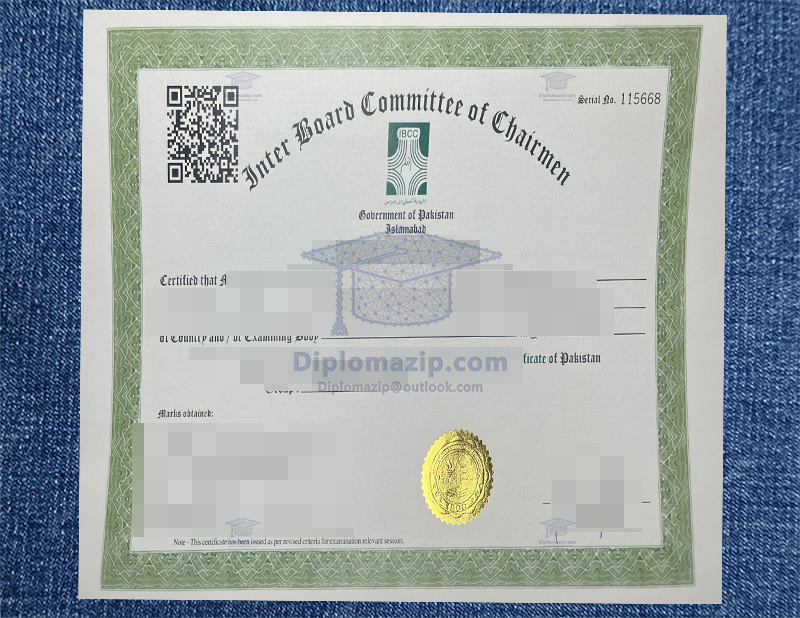 IBCC Certificate