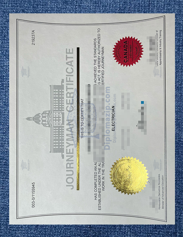 Journeyman Certificate