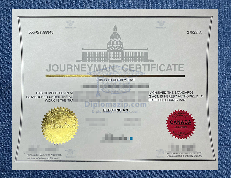 Journeyman Certificate