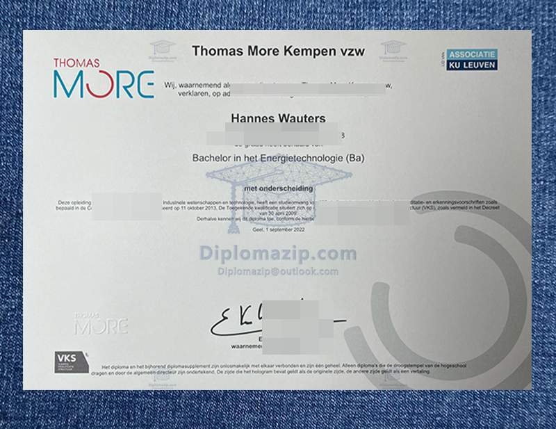 Katholieke Universiteit Leuven Diploma, Katholieke Universiteit Leuven Degree