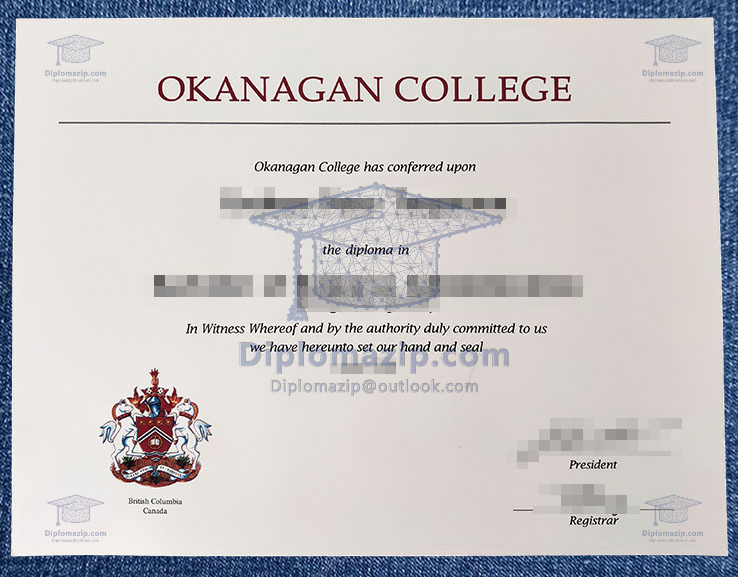 Reissuance Of Okanagan College Certificates