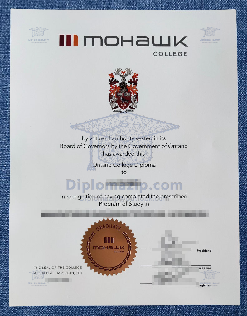 Replacement Of Lost Mohawk College Certificates