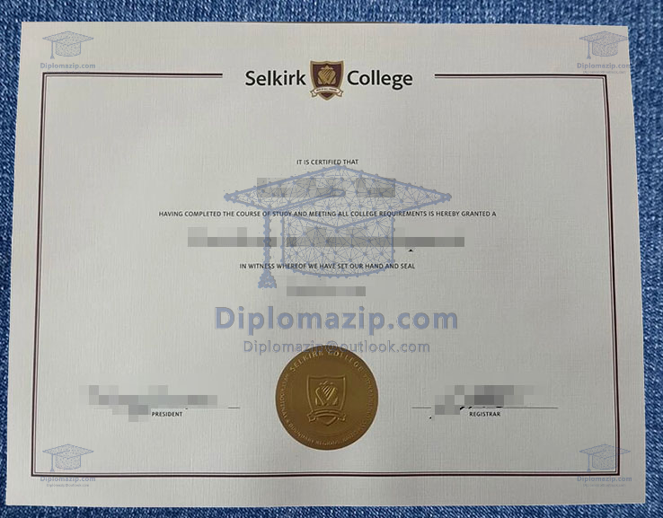 Selkirk College Diploma, Selkirk College  Degree