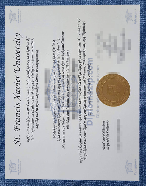 St. Francis Xavier University Diploma