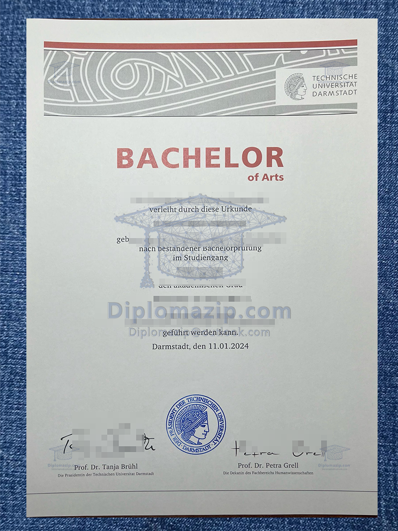 Technische Universität Darmstadt Diploma, Technische Universität Darmstadt Degree