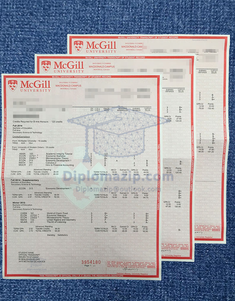 The Fastest Way To Obtain A McGill University Transcript