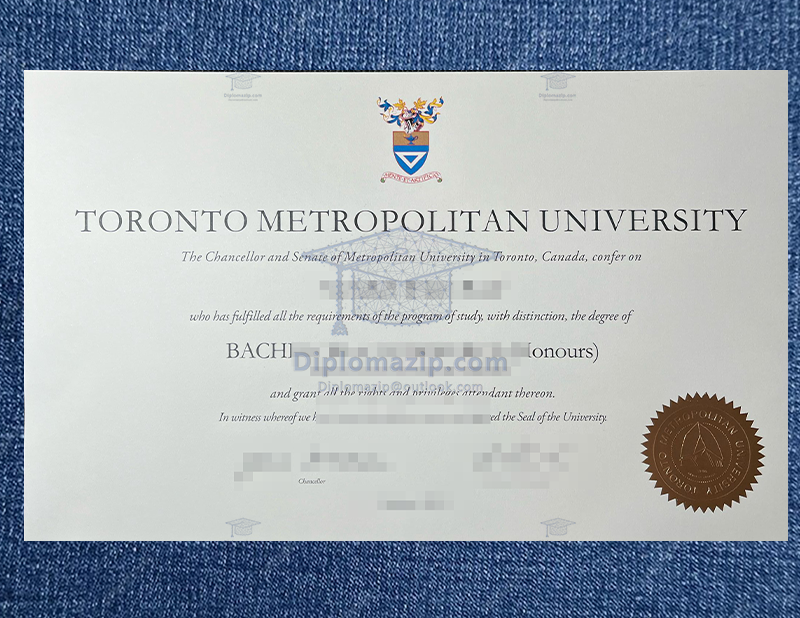Toronto Metropolitan University Diploma, Toronto Metropolitan University Degree Toronto Metropolitan University Diploma, Toronto Metropolitan University Degree