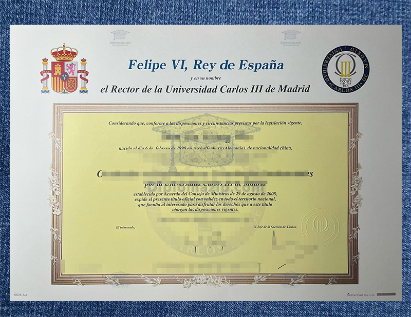 UC3M Diploma, UC3M Degree