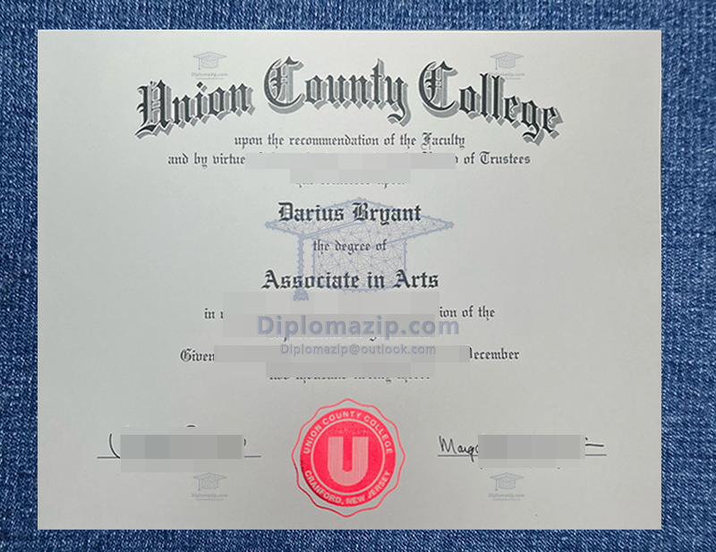 Union County College Degree,Union County College Diploma
