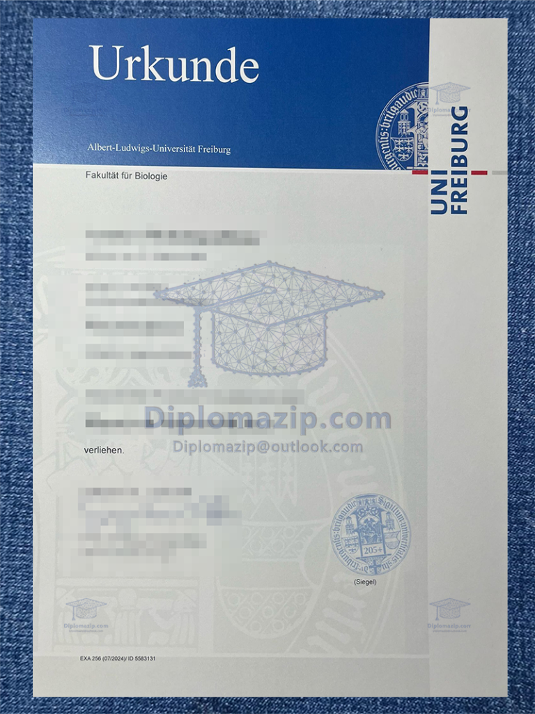 Universitat Freiburg Diploma, Universität Freiburg degree Universitat Freiburg Diploma, Universität Freiburg degree