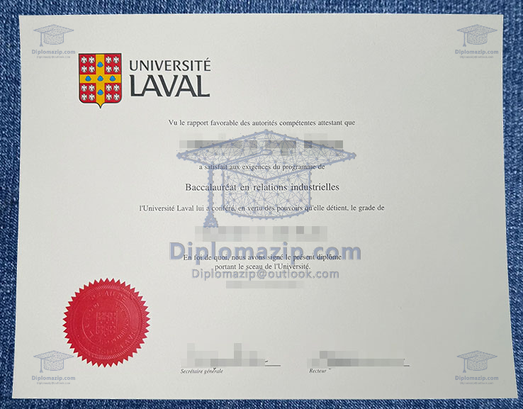 Université Laval Diploma, Université Laval Degree