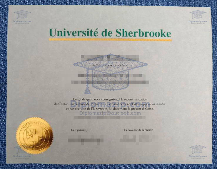 Universite de Sherbrooke  Diploma, Universite de Sherbrooke  Degree