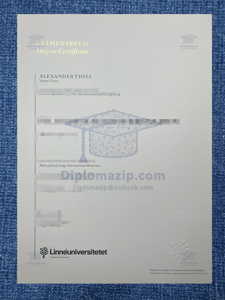 Linnaeus University Diploma, Linnaeus University Degree