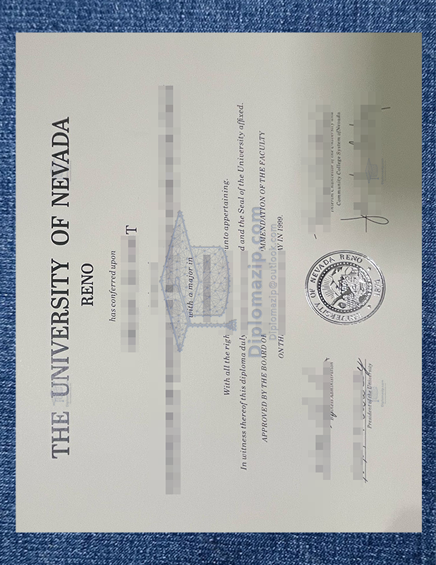 University Of Nevada Diploma