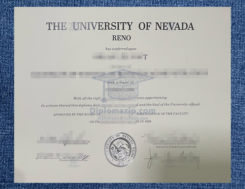 University Of Nevada Diploma, University Of Nevada Degree