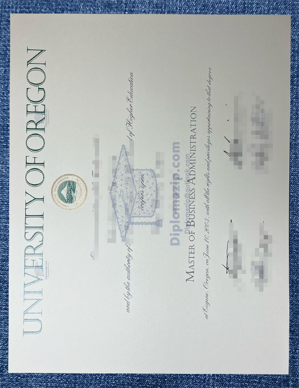 University Of Oregon Diploma