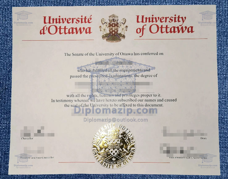 University Of Ottawa Diploma, University Of Ottawa Degree