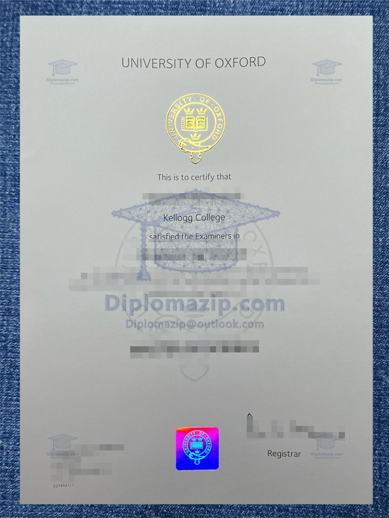 University Of Oxford Diploma