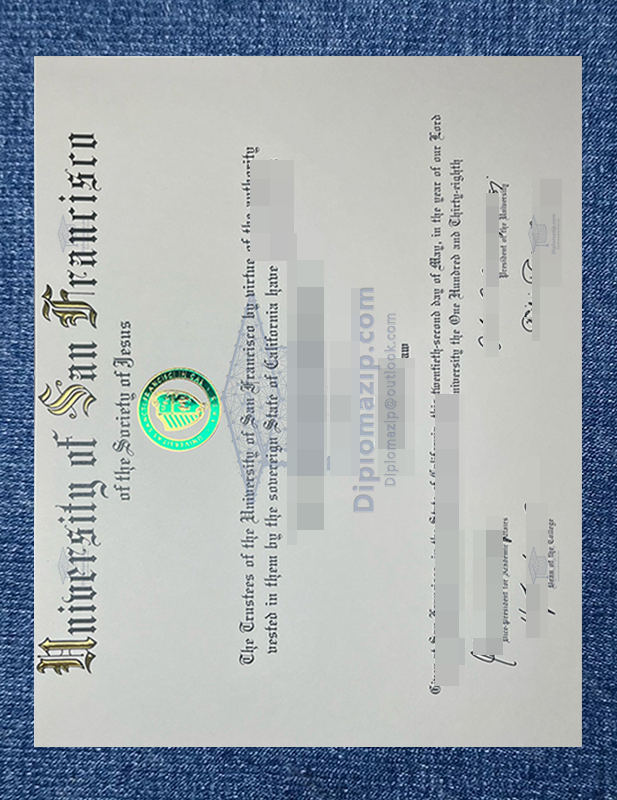 University Of San Francisco Diploma