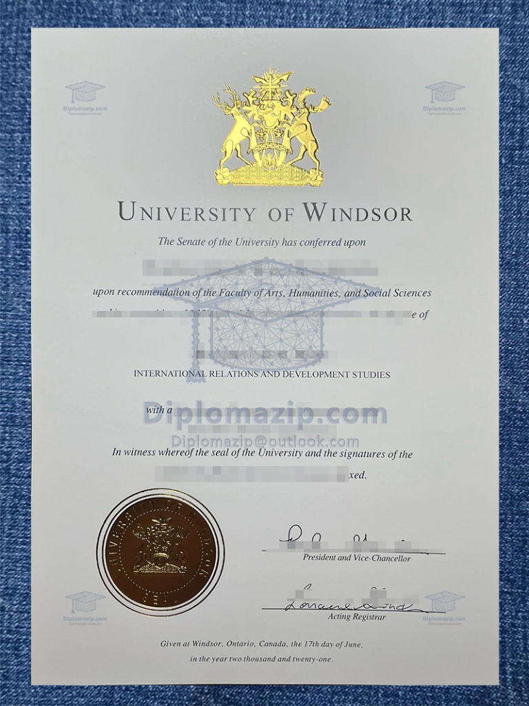 University Of Windsor Diploma