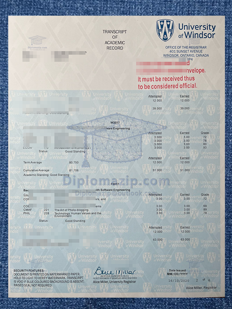 University Of Windsor UW