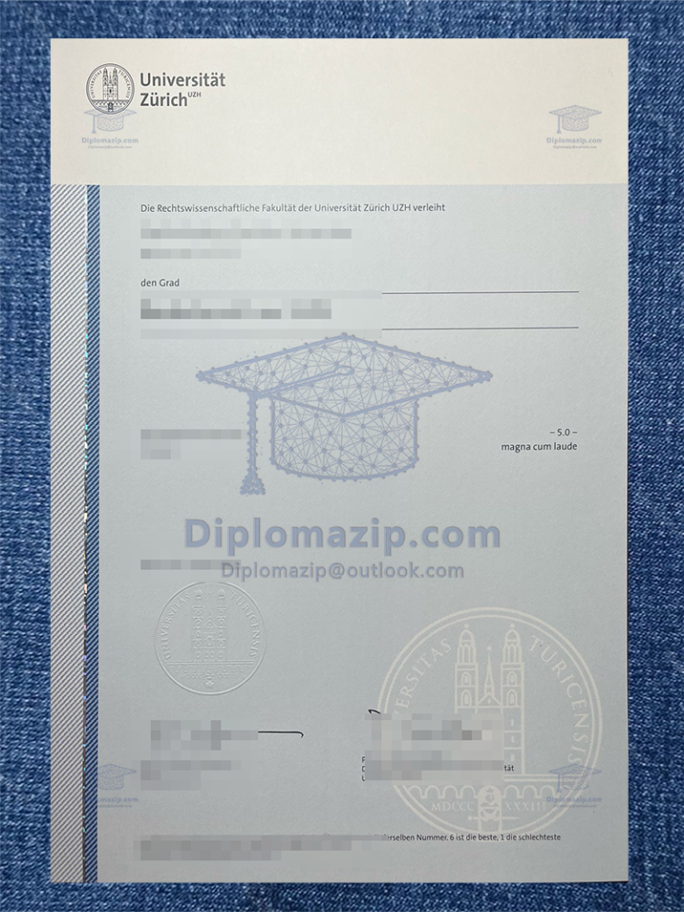 University Of Zurich Diploma