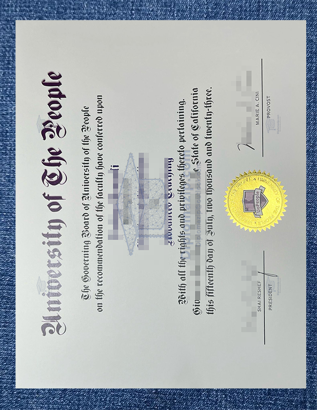 University Of The People Diploma